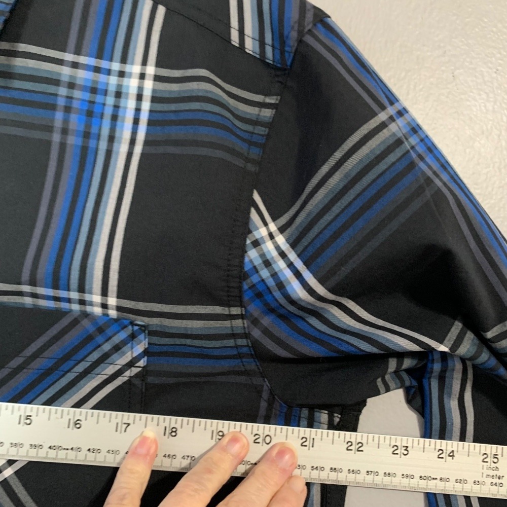 Harley-Davidson The Bagger Long Sleeve Shirt in black plaid. Size M - Picture 7 of 12